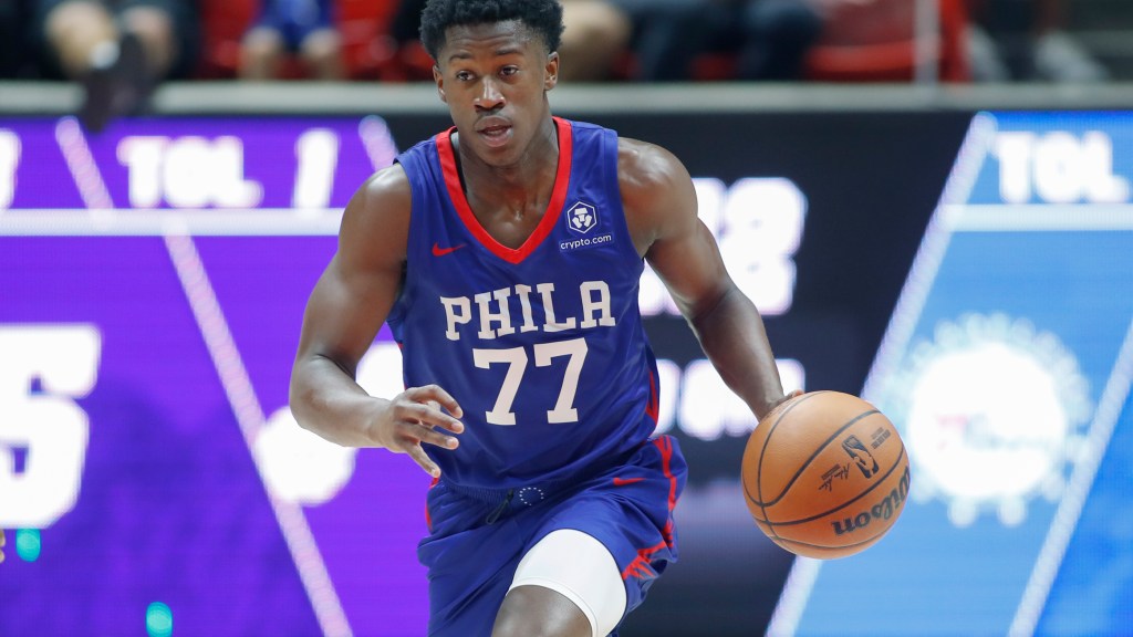 VJ Edgecombe set to make Las Vegas debut against Wizards