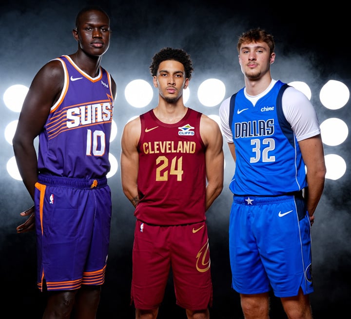 Khaman Maluach, Tyrese Proctor, Cooper Flagg