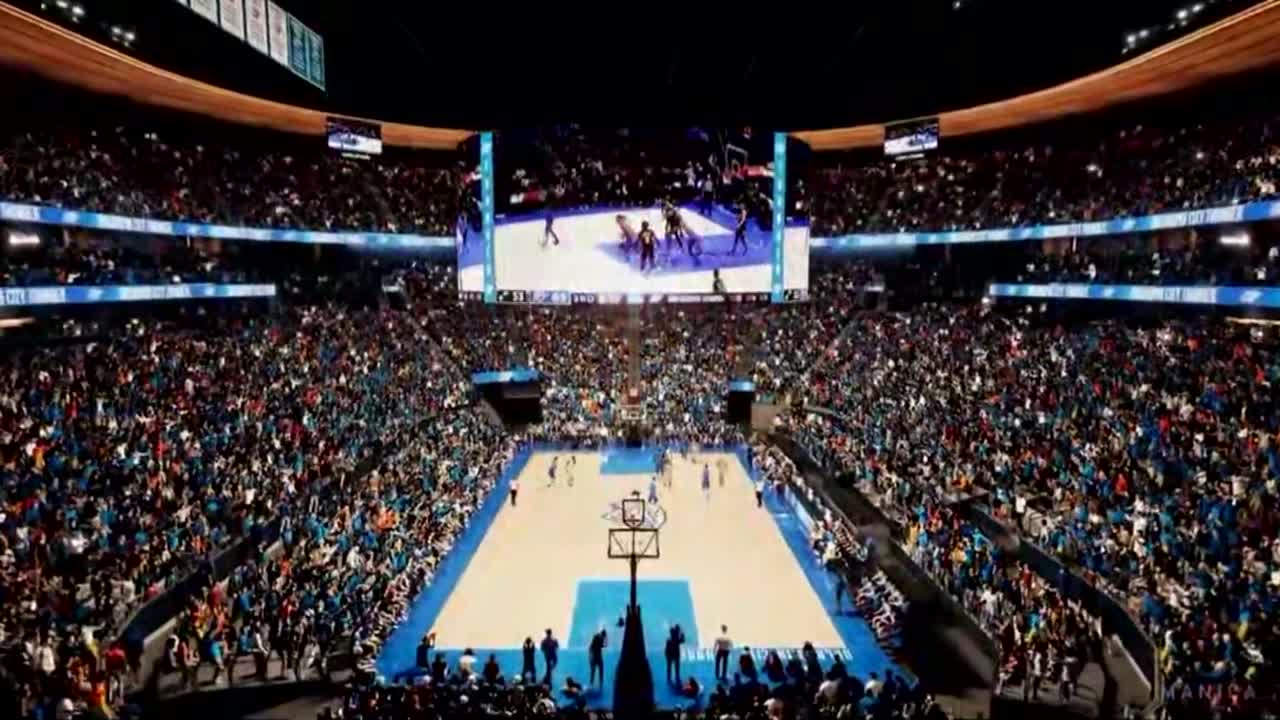 Mayor Holt unveils design for new OKC Thunder arena during State of the City address