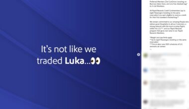 Southwest Airlines trolls Mavericks in viral post amid bag policy change backlash