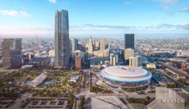 NBA fans get first glimpse of OKC's incredible new state-of-the-art $900million stadium - but all say same thing