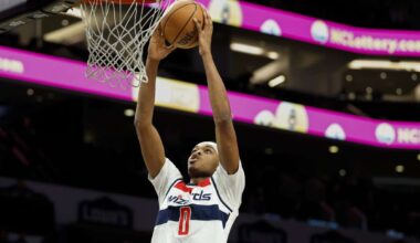 Wizards guard Bilal Coulibaly is out 4-6 weeks with a hamstring injury