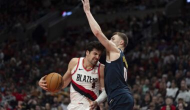 Avdija scores 36 points to lead Trail Blazers to a 128-109 win over Nuggets