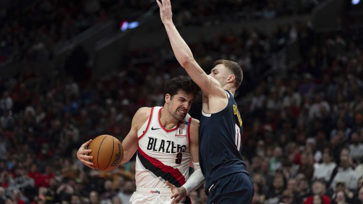 Avdija scores 36 points to lead Trail Blazers to a 128-109 win over Nuggets