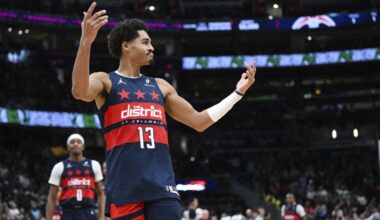 Jordan Poole shoots the Wizards out of the NBA cellar with a late 3-pointer