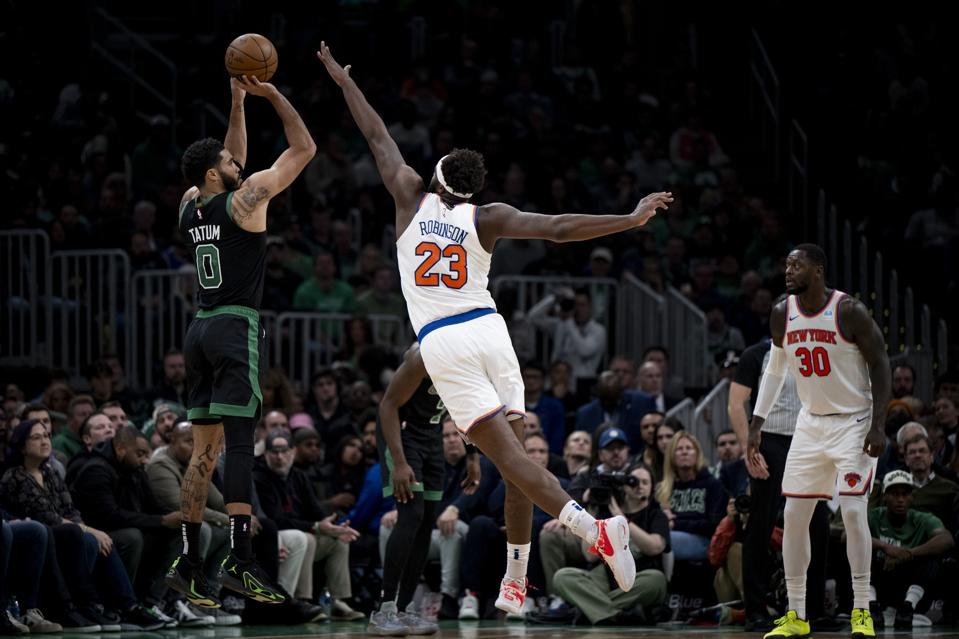 New York Knicks v Boston Celtics