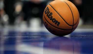 NBA game ball basketball