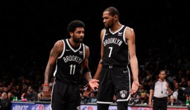 Kyrie Irving opens up on doomed Nets era after Kevin Durant questioned his commitment