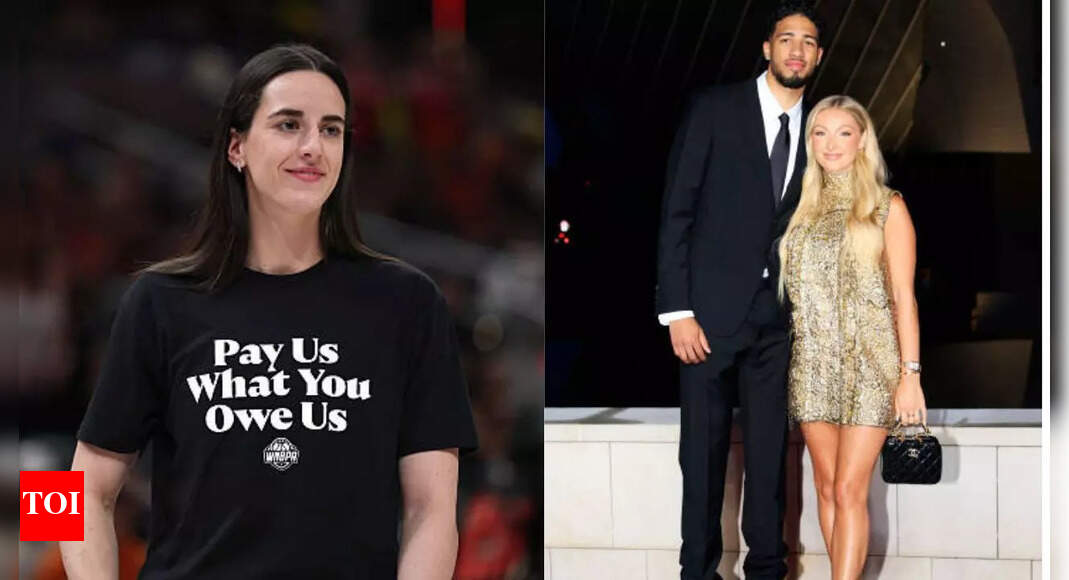 Indiana Fever star Caitlin Clark sends love to Tyrese Haliburton and Jade Jones' engagement | NBA News