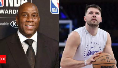 Los Angeles Lakers legend Magic Johnson reacts to Luka Doncic’s intense physical transformation | NBA News
