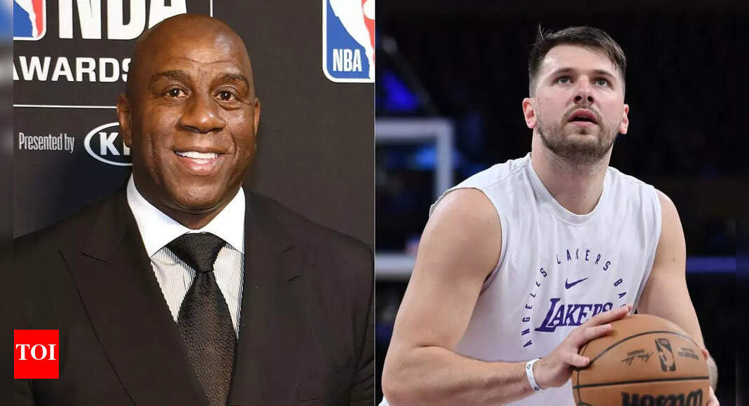 Los Angeles Lakers legend Magic Johnson reacts to Luka Doncic’s intense physical transformation | NBA News
