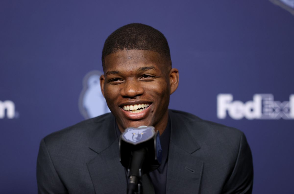 Memphis Grizzlies Introduce Javon Small, Cedric Coward, and Jahmai Mashack - Portraits