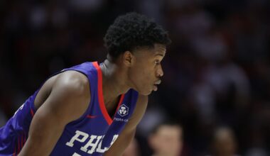 VJ Edgecombe to miss summer league game vs. OKC with thumb contusion