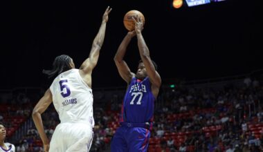 VJ Edgecombe shines, Adam Bona slams and more in Sixers vs. Jazz Summer League highlights
