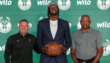 NBA Free Agency: Milwaukee Bucks introduce former Pacers center Myles Turner