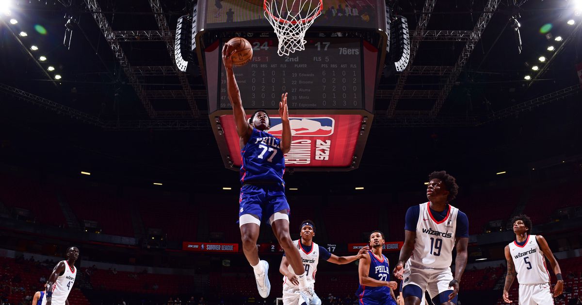 VJ Edgecombe struggles early but finds groove in second half to lead Sixers to win