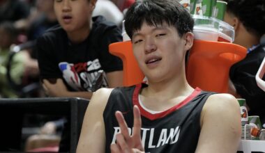 Trail Blazers’ Yang Hansen Discusses Summer League Win vs. Pelicans