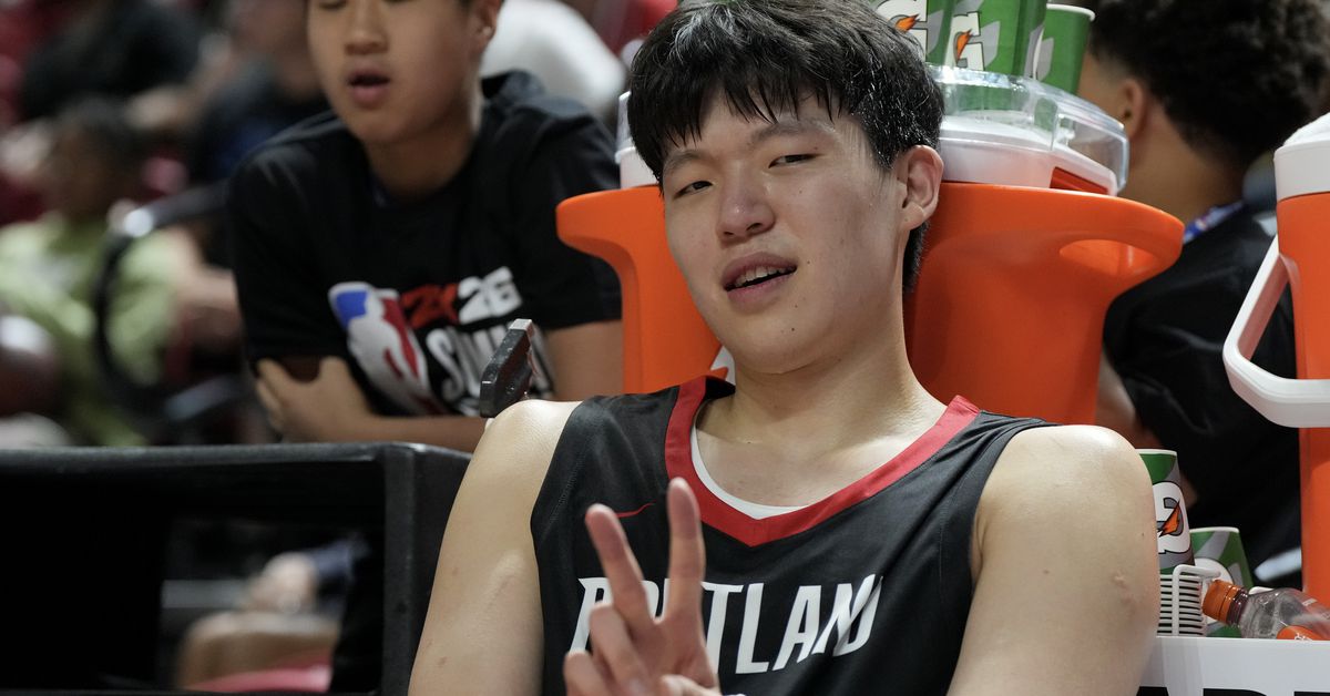 Trail Blazers’ Yang Hansen Discusses Summer League Win vs. Pelicans