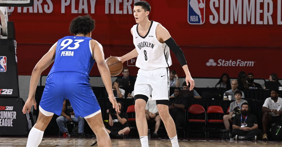 Brooklyn Nets pick up first win of summer, led by picks Egor Demin, Danny Wolf