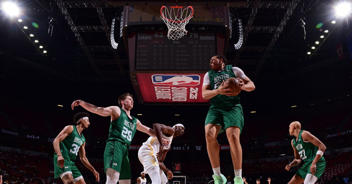 The four winners from the Summer Celtics