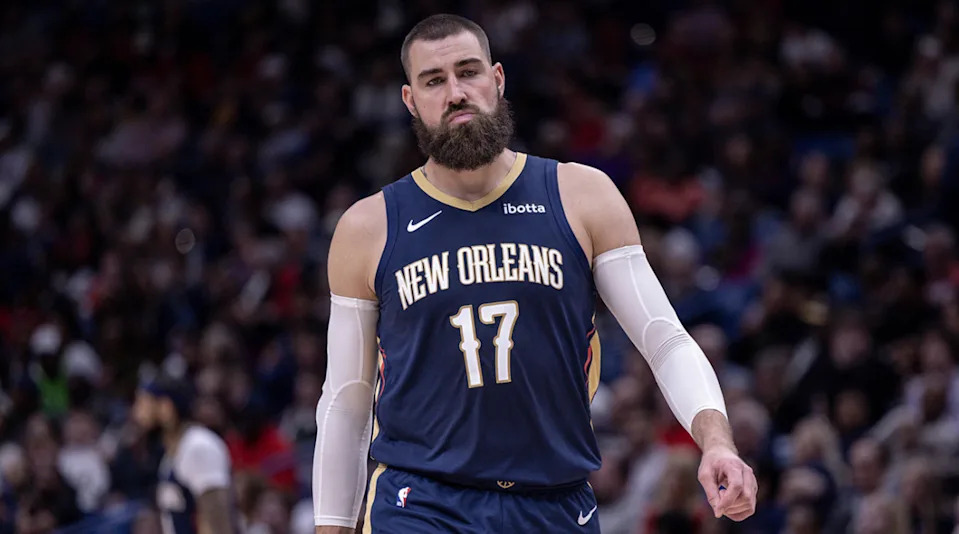 New Orleans Pelicans center Jonas Valanciunas.Stephen Lew-Imagn Images