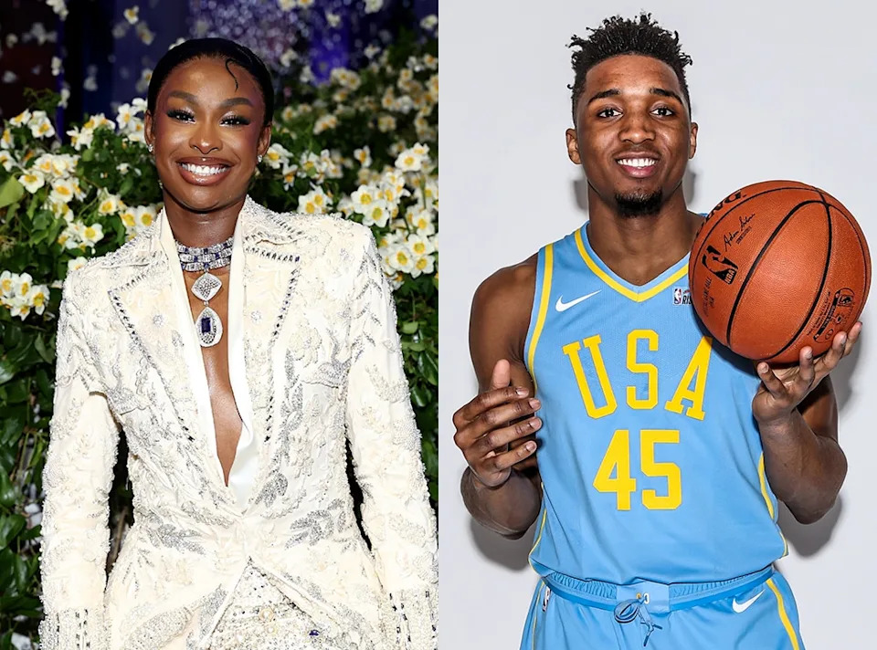 <p>Coco Jones & Donovan Mitchell</p>