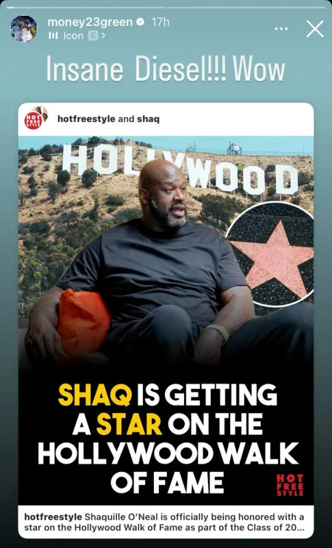 Golden State Warriors forward Draymond Green posts on his Instagram story.money23green / Instagram