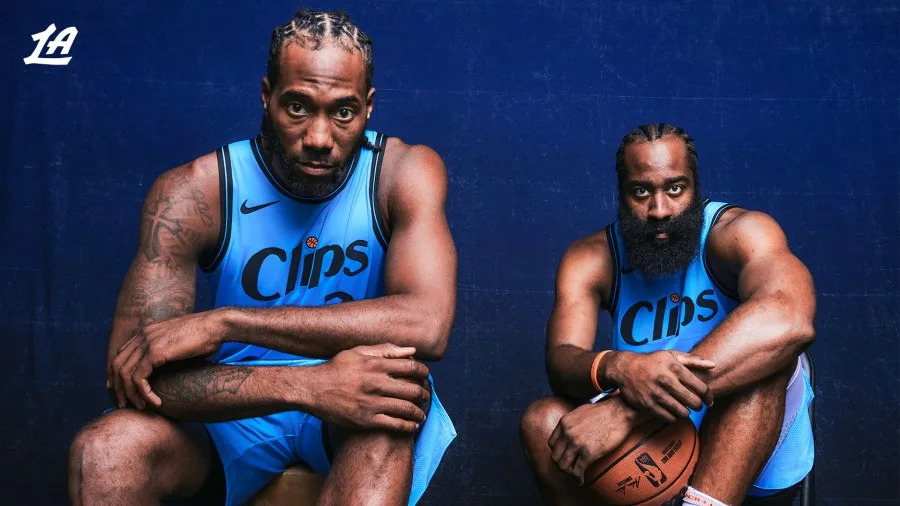 The 2024-25 Los Angeles Clippers City Edition uniforms celebrate the work of L.A. artist Jonas Wood. (Los Angeles Clippers)