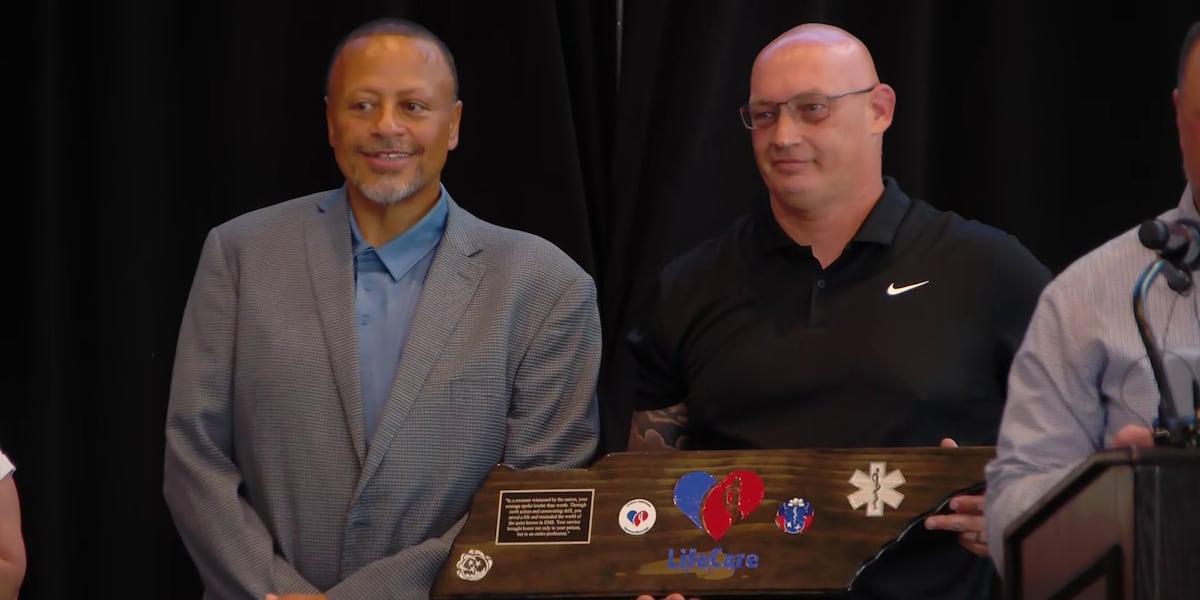 First responders recognized for saving fan’s life at Grizzlies game