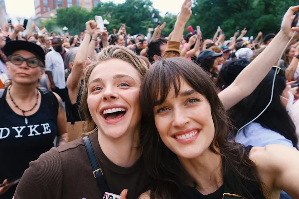 <p>Chloë Grace Moretz & Kate Harrison</p>