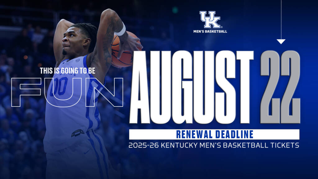 KentuckyMBB Renewal Deadline Aug. 22