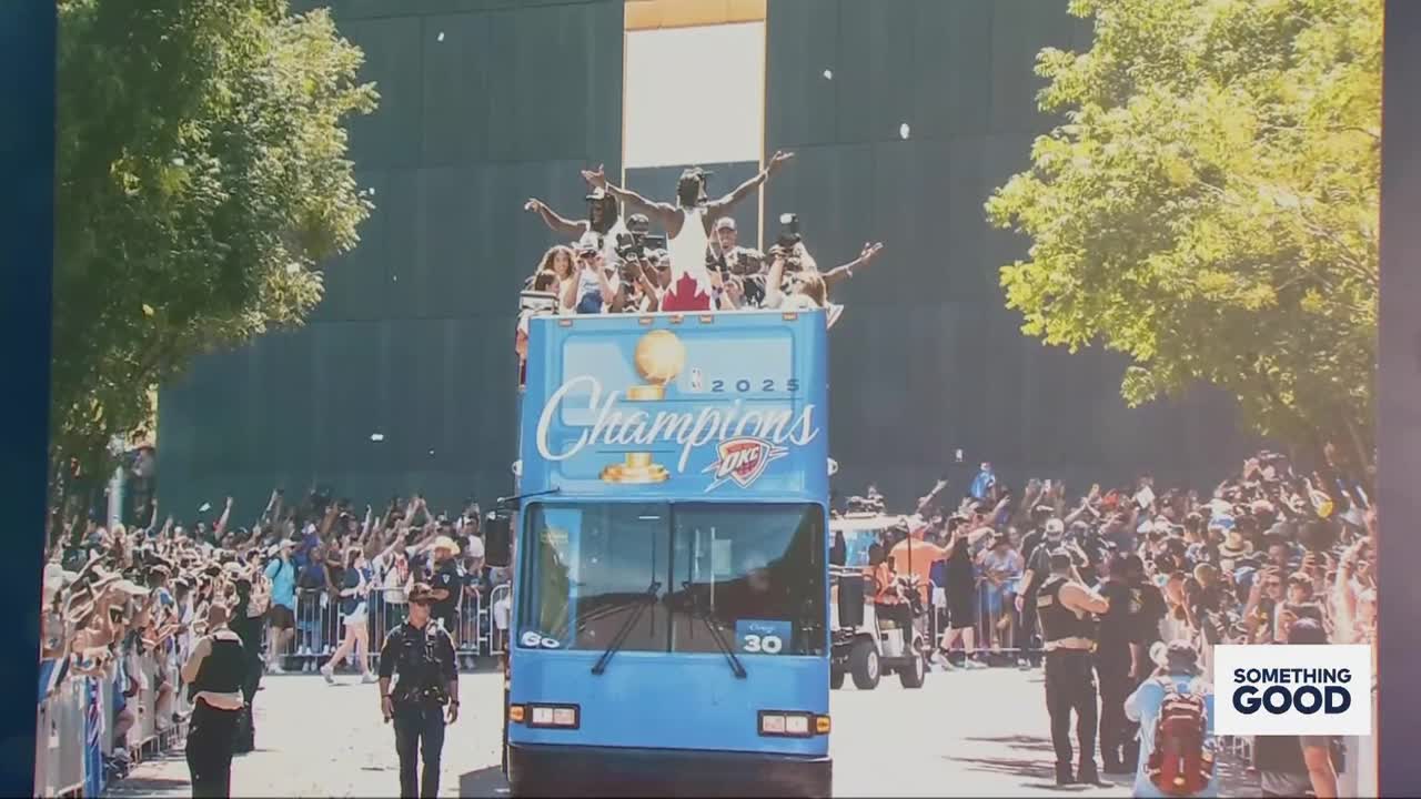 Thunder’s Championship Parade meets the Oklahoma City National Memorial