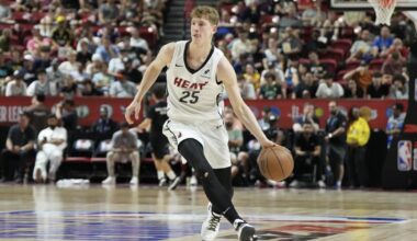 Summer still uneven for Kasparas Jakucionis as Heat fall to Pistons in Vegas - The Daily Gazette