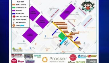 Prosser road closures for weekend basketball tournament | News