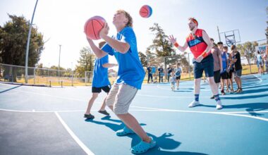 Woodward community celebrates Thunder court renovation | Local News