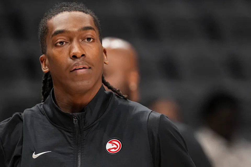 Atlanta Hawks guard Terance Mann (14).© Dale Zanine-Imagn Images