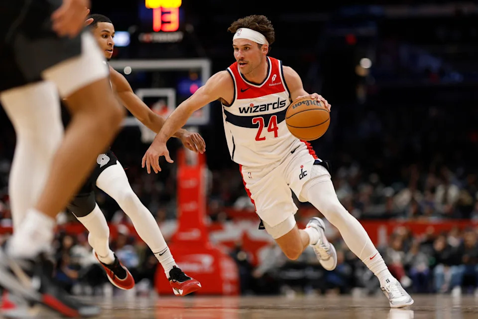 Washington Wizards forward Corey Kispert (24)Geoff Burke-Imagn Images