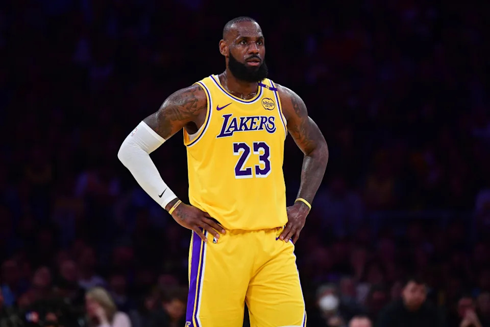 Los Angeles Lakers forward LeBron James (23).Getty Images
