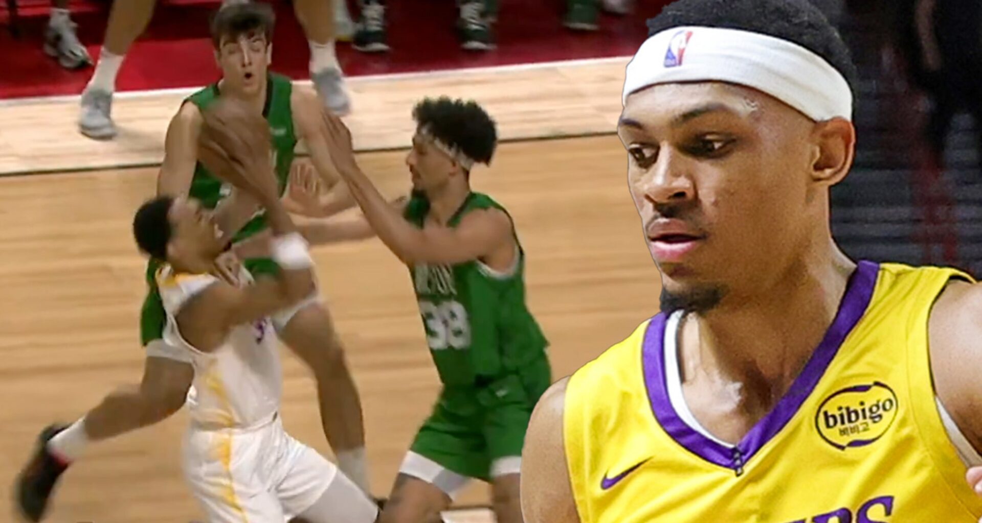 Lakers' Darius Bazley Suffers Gruesome Knee Injury In Summer League Game