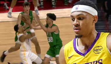 Lakers' Darius Bazley Suffers Gruesome Knee Injury In Summer League Game