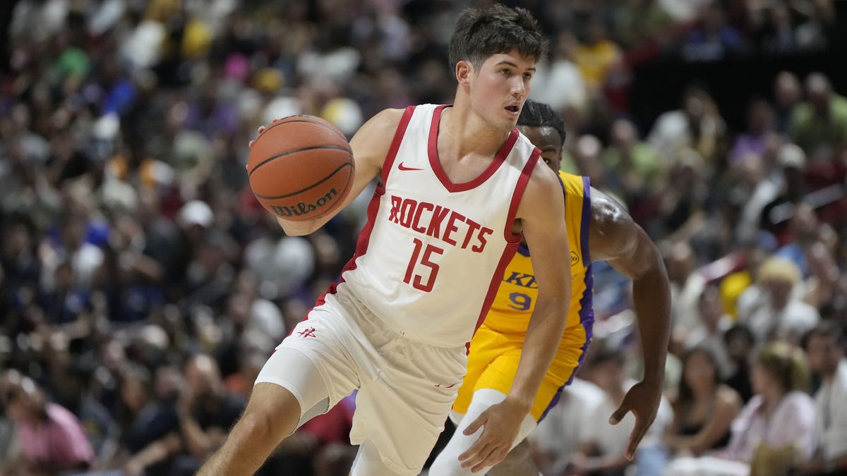 Led by Reed Sheppard, Rockets unveil roster for 2025 NBA Summer League
