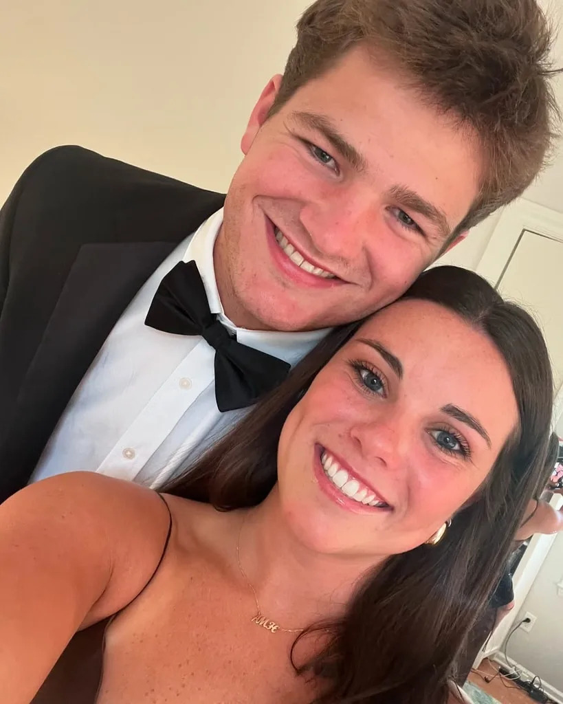 <p>Drake Maye & Ann Michael Hudson</p>