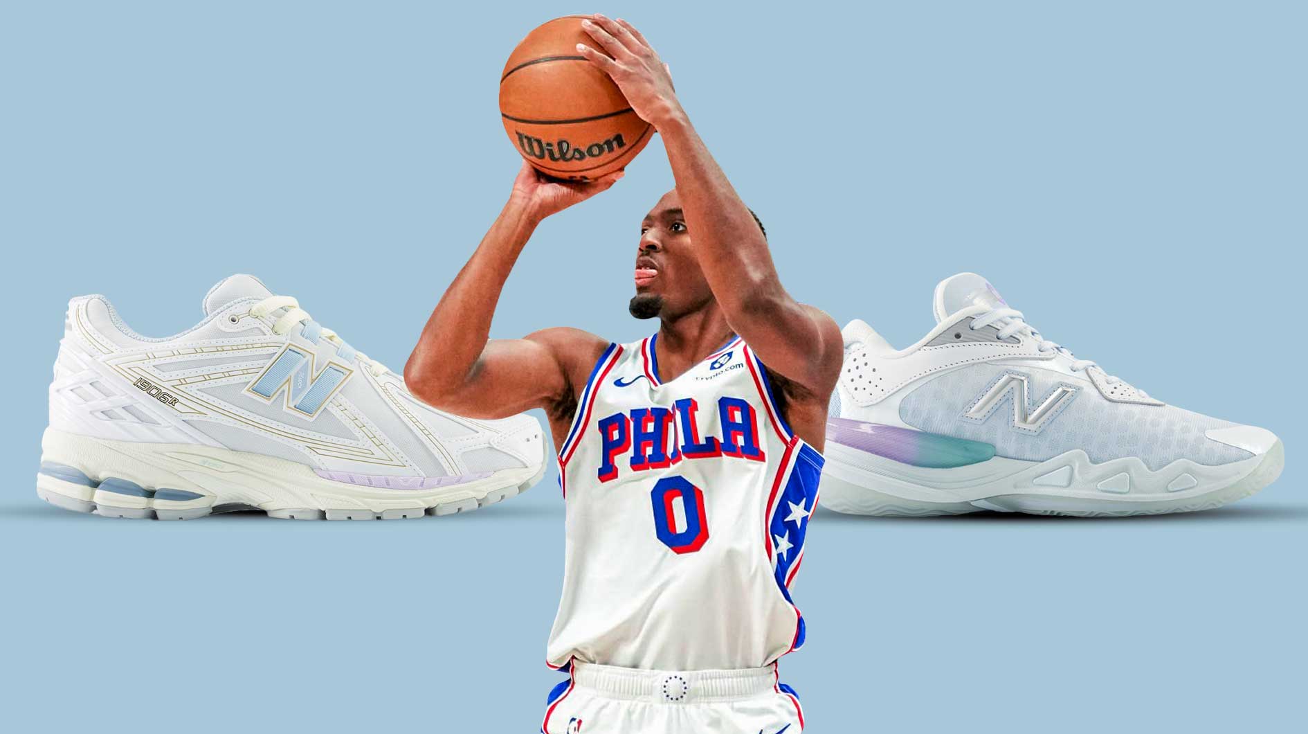 Tyrese Maxey New Balance, New Balance Hesi Low v2, New Balance 1906R