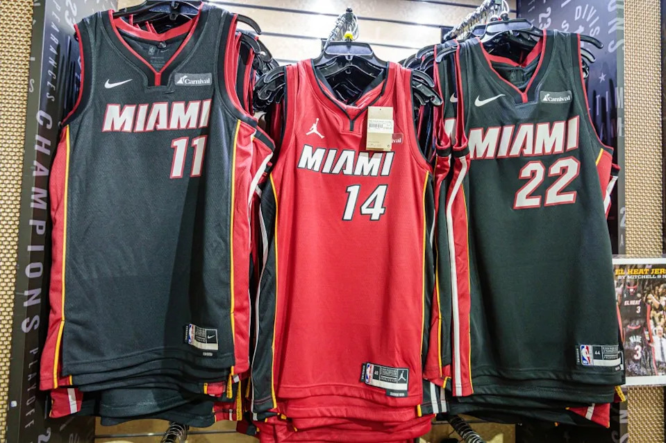 The scheme saw game-worn NBA Finals jerseys from the Miami Heat sold on the black market for millions of dollars. Jeffrey Greenberg/Universal Images Group via Getty Images