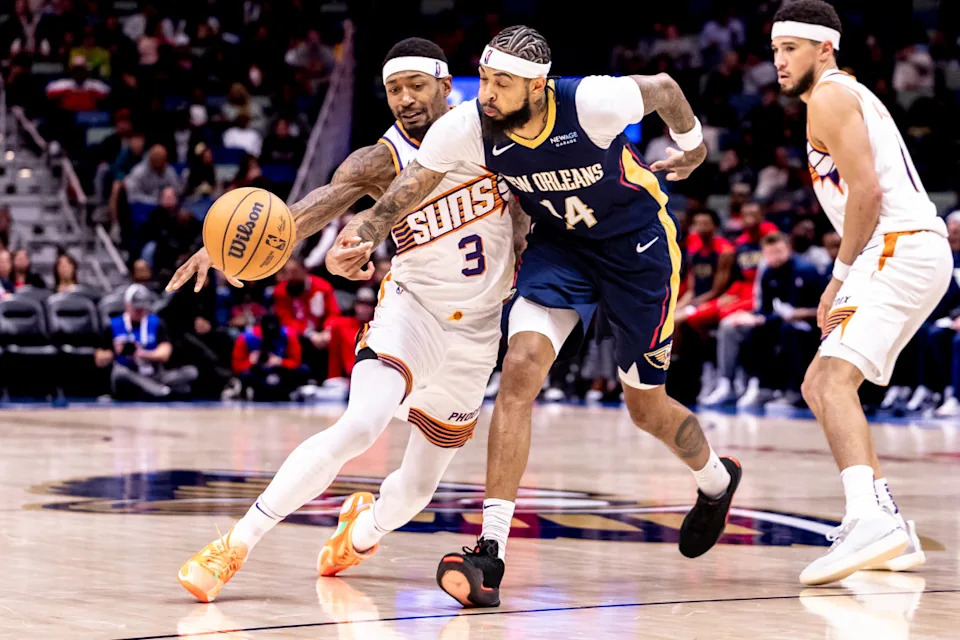 Former New Orleans Pelicans forward Brandon Ingram (14)© Stephen Lew-Imagn Images