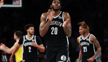 Nets' Day'Ron Sharpe is happy to be back in Brooklyn after re-signing