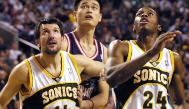 Thunder jersey history No. 34