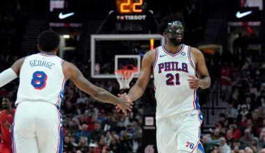 Daryl Morey gives expectations for Sixers' Joel Embiid, Paul George
