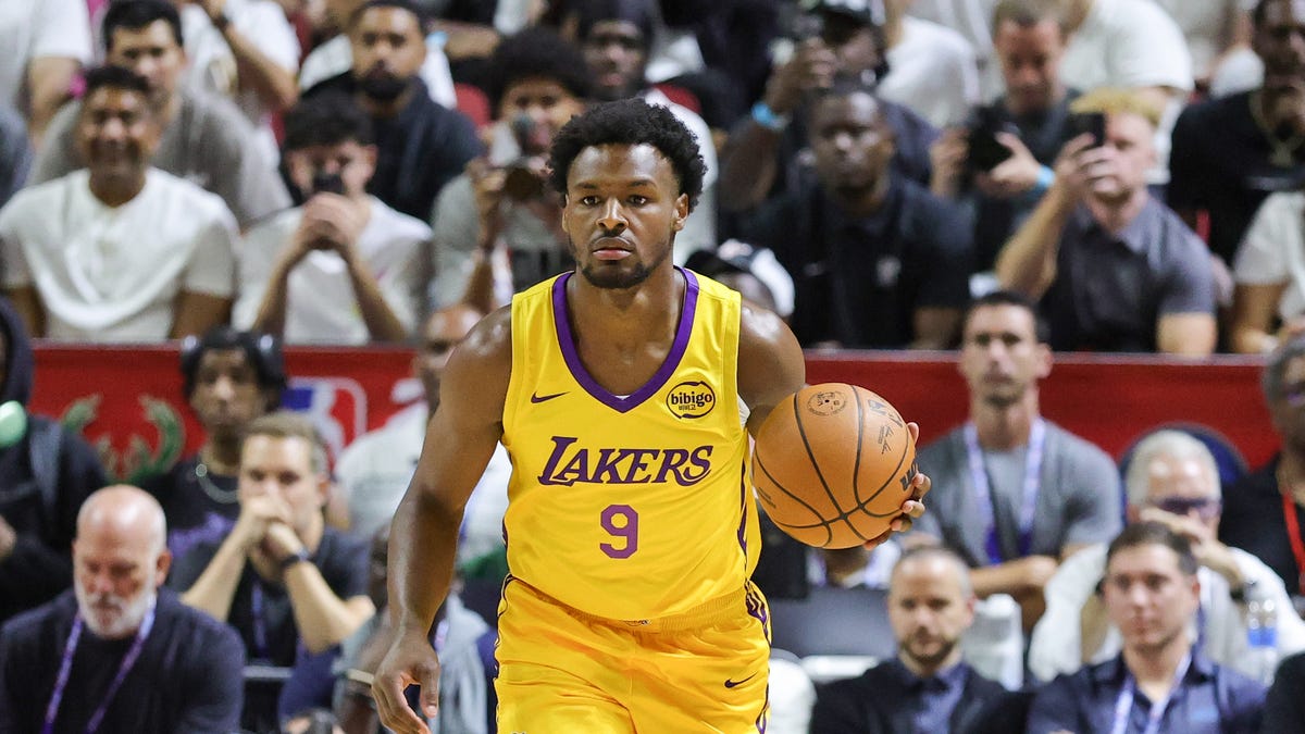Bronny James shines, but summer Lakers fall to Clippers