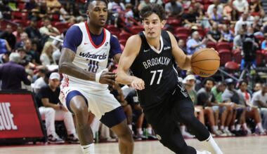 Nets' Ben Saraf reacts to experience in NBA Las Vegas Summer League